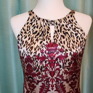 WHBM animal printed structured tank